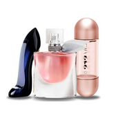 Set 3 Perfumes Good Girl, Lancôme La Vie Est Belle & 212 Vip Rosé 100ml