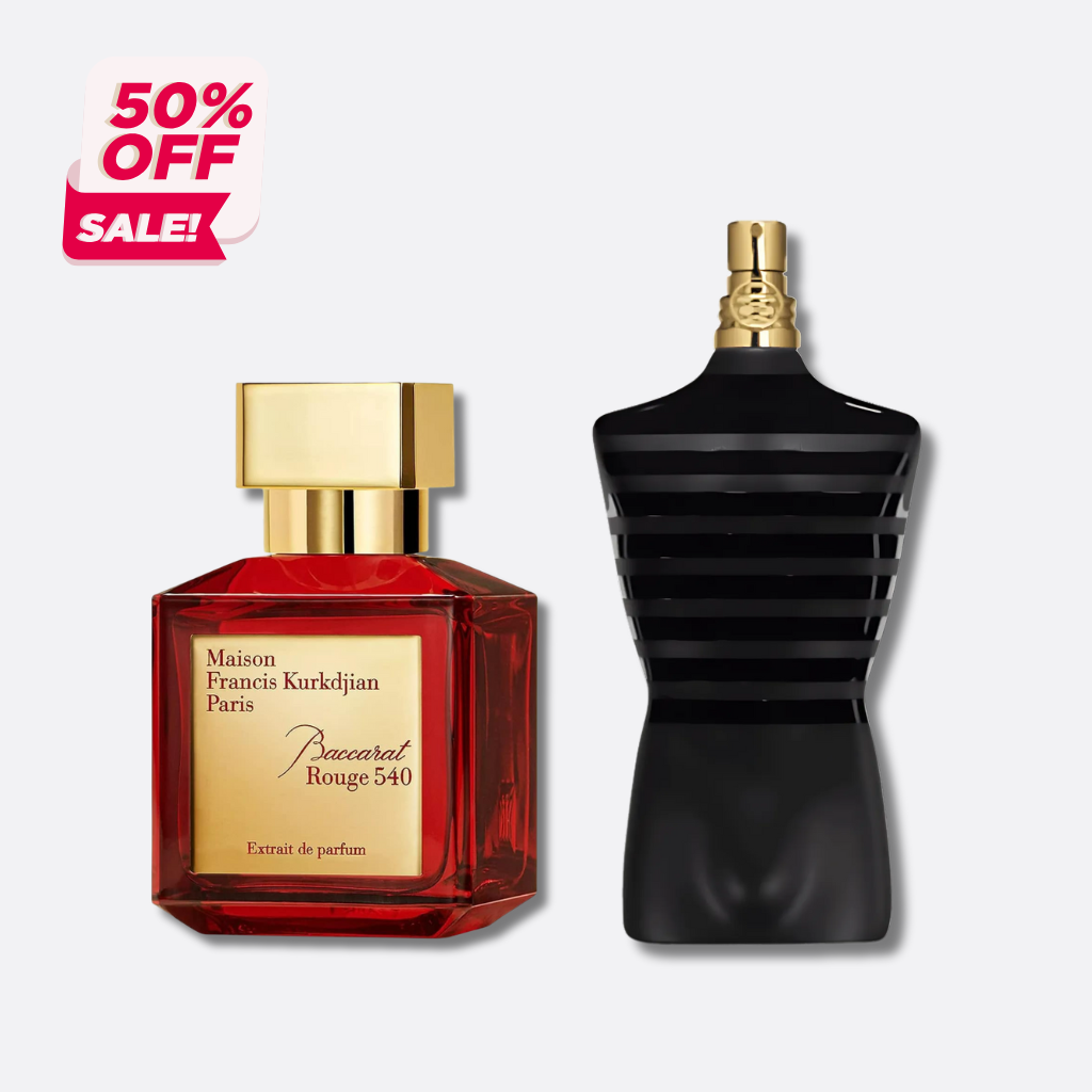 Set 2 Perfumes Baccarat Rouge + Le Male Parfum 100ml